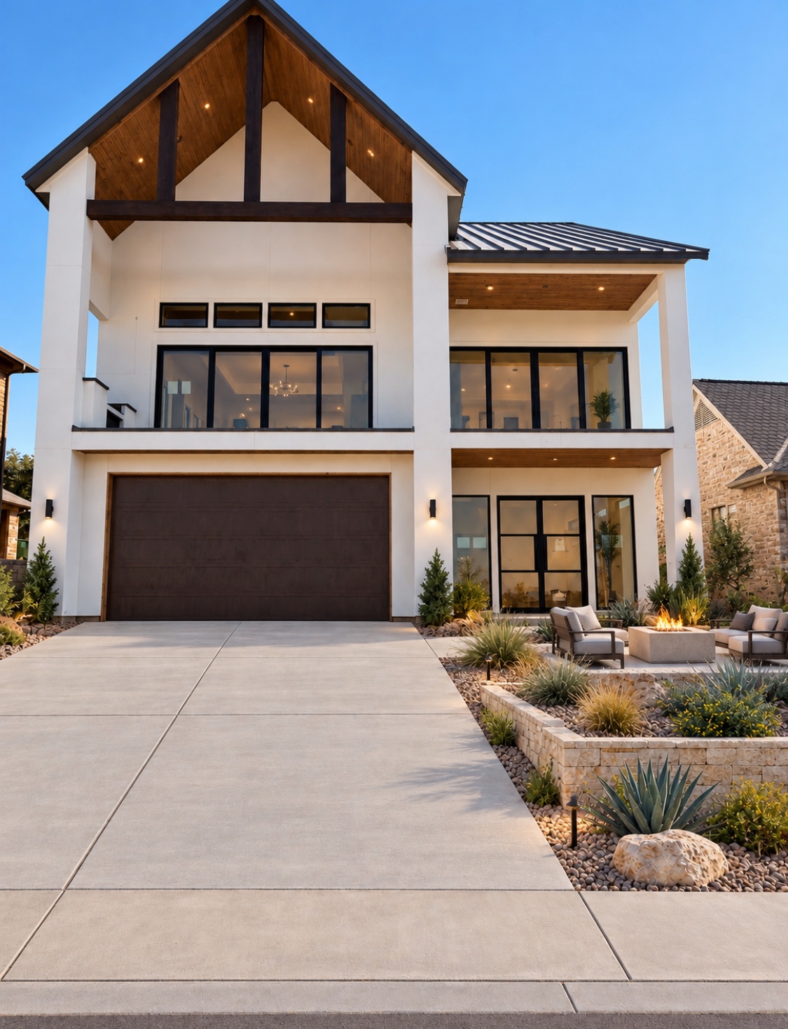 Front exterior architectural rendering