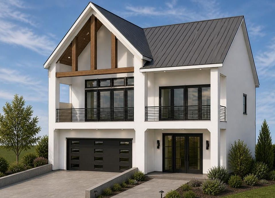 Front exterior architectural rendering